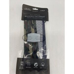 Calabrum Reversible Face Mask 3-Pack OSFM